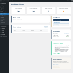 Page screenshot: Hotel Booking