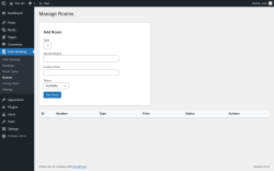 Page screenshot: Hotel Booking &rarr; Rooms