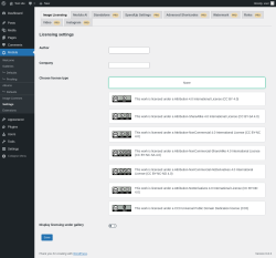 Page screenshot: Modula → Settings