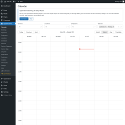 Page screenshot: Appointments