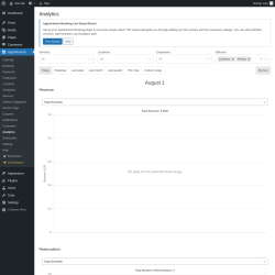 Page screenshot: Appointments → Analytics