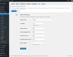 Page screenshot: Appointments → Settings → Misc