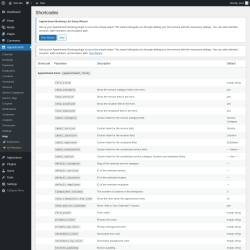 Page screenshot: Appointments → Help