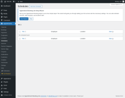 Page screenshot: Appointments → Schedules