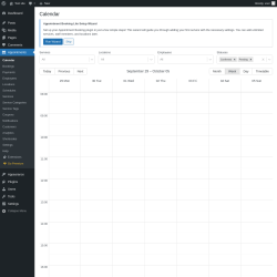 Page screenshot: Appointments
