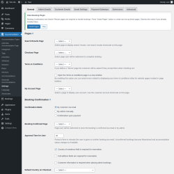 Page screenshot: Accommodation → Settings