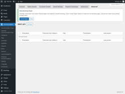 Page screenshot: Accommodation → Settings → Advanced