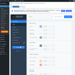 Page screenshot: Motors Plugin