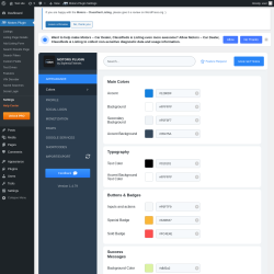 Page screenshot: Motors Plugin