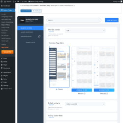 Page screenshot: Motors Plugin → Search Filters