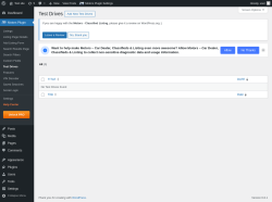 Page screenshot: Motors Plugin → Test Drives