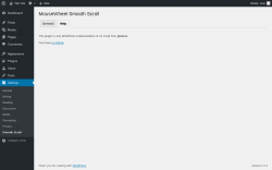 Page screenshot: Settings → Smooth Scroll → Help
