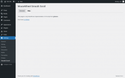 Page screenshot: Settings → Smooth Scroll → Help