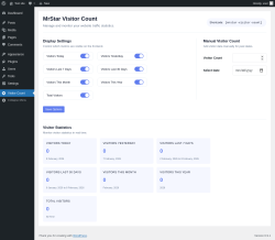 Page screenshot: Visitor Count