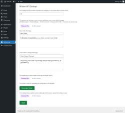 Page screenshot: MStore Api