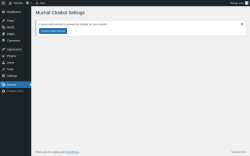 Page screenshot: Muchat Settings ‹ Test site — WordPress