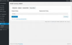 Page screenshot: MCWallet → Strings Editor