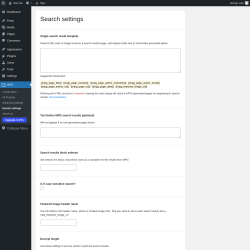 Page screenshot: MPG → Search settings