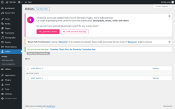 Page screenshot: Artists