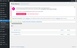 Page screenshot: Photo Albums