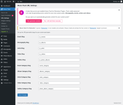 Page screenshot: Music Pack → URL Settings