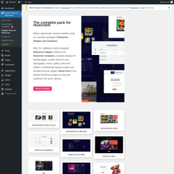 Page screenshot: Music Player for Elementor → Widgets Pack for Musicians