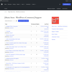 Page screenshot: Music Store &rarr; Online Help
