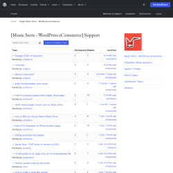 Page screenshot: Music Store &rarr; Online Help