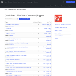 Page screenshot: Music Store &rarr; Online Help