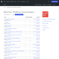 Page screenshot: Music Store &rarr; Online Help