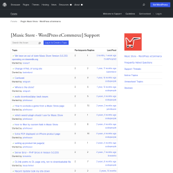 Page screenshot: Music Store &rarr; Online Help