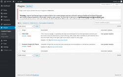 Page screenshot: Plugins &lsaquo; Test site &mdash; WordPress