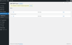 Page screenshot: MW WP Form