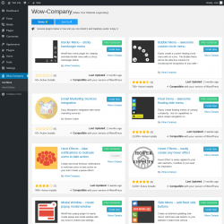 Page screenshot: Wow-Company
