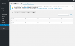 Page screenshot: Wow Plugins → Herd Effects