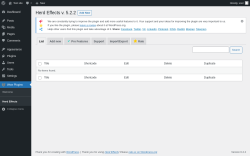 Page screenshot: Wow Plugins → Herd Effects