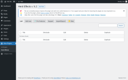 Page screenshot: Wow Plugins → Herd Effects