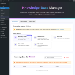 Page screenshot: MxChat → Knowledge