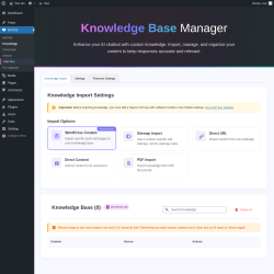Page screenshot: MxChat &rarr; Knowledge