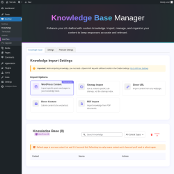 Page screenshot: MxChat &rarr; Knowledge
