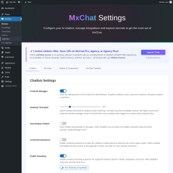 Page screenshot: MxChat