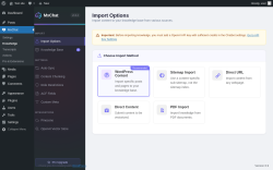 Page screenshot: MxChat &rarr; Knowledge