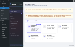 Page screenshot: MxChat &rarr; Knowledge