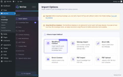 Page screenshot: MxChat &rarr; Knowledge