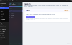 Page screenshot: MxChat &rarr; API Access