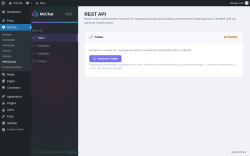 Page screenshot: MxChat &rarr; API Access