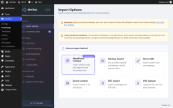 Page screenshot: MxChat &rarr; Knowledge