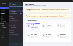 Page screenshot: MxChat &rarr; Knowledge