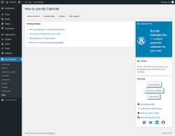 Page screenshot: My Calendar → Help