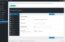 Page screenshot: My Center Portal